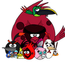 My redesigned Angry Birds flock