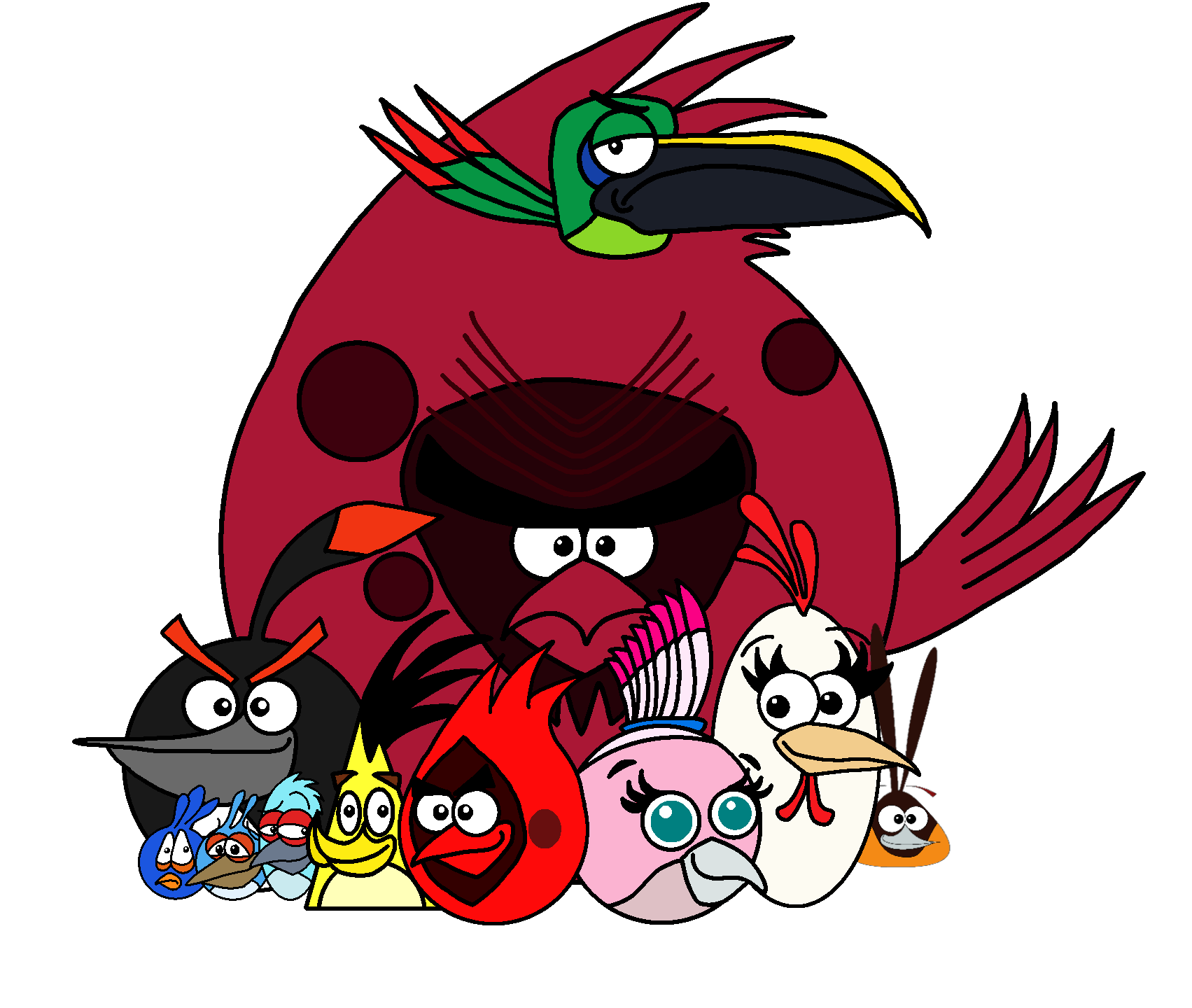 Angry Birds Kingdom but Toons by ANGRYBIRDSTIFF on DeviantArt