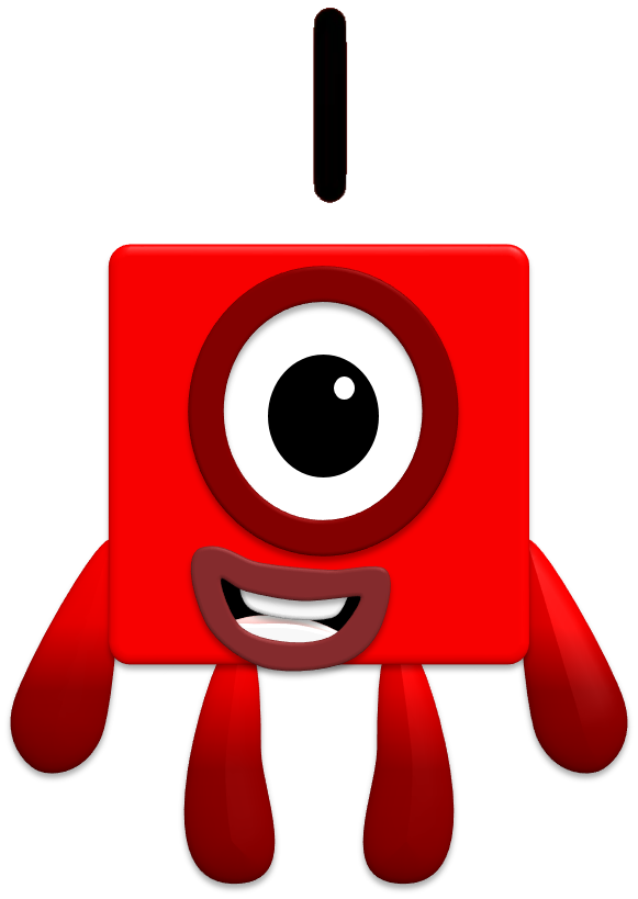 Numberblock One (with my updated rigs) by BluShneki522 on DeviantArt