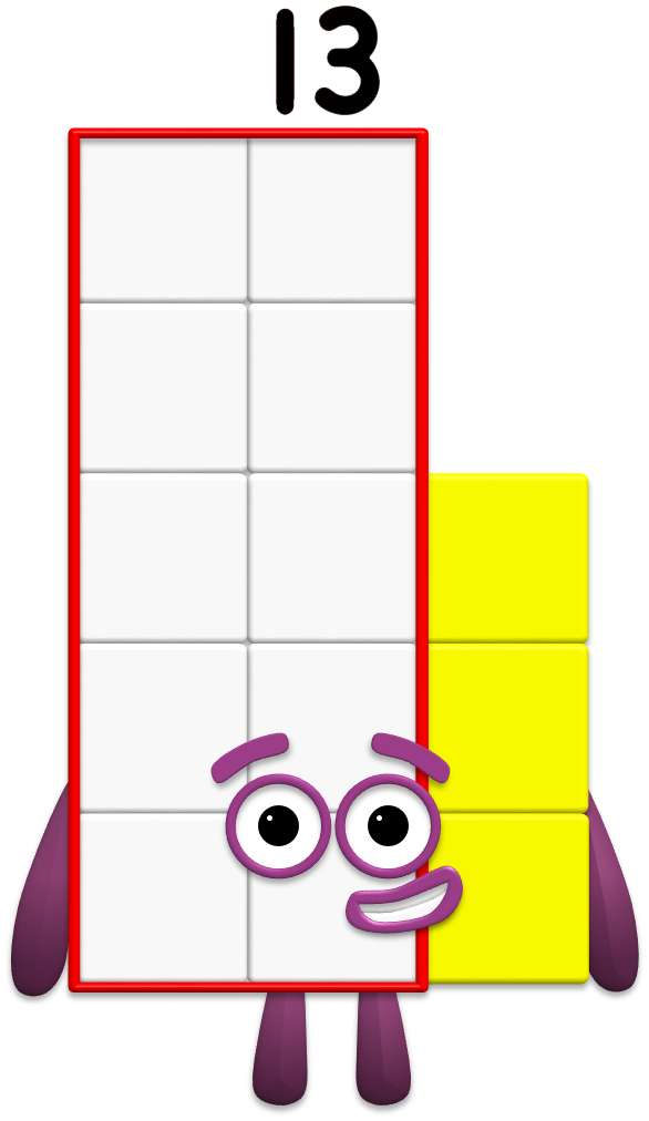 Numberblocks Rigs Numberblock Thirteen (with my updated rigs) by BluShneki522 on DeviantArt