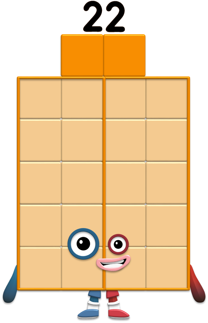 Number Blocks Rigs Powerpoint Numberblock Twenty-Two (with my updated rigs) by BluShneki522 on DeviantArt