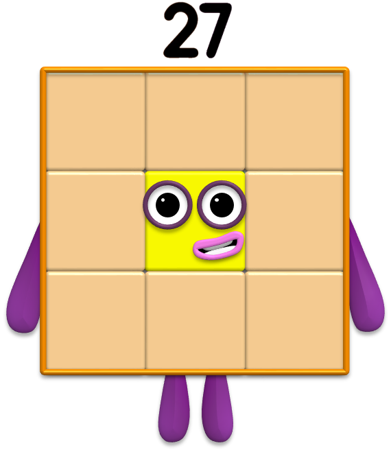 Numberblock Twenty Seven With My Updated Rigs By 22rho2 On Deviantart
