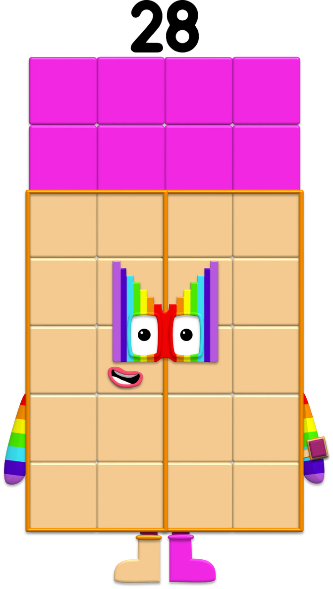 Numberblock Twenty Eight With My Updated Rigs By Blushneki522 On