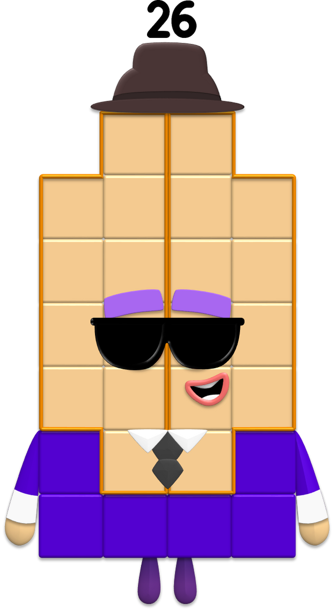 Big Rig Number Blocks Numberblock Twenty-Six (with my updated rigs) by BluShneki522 on DeviantArt