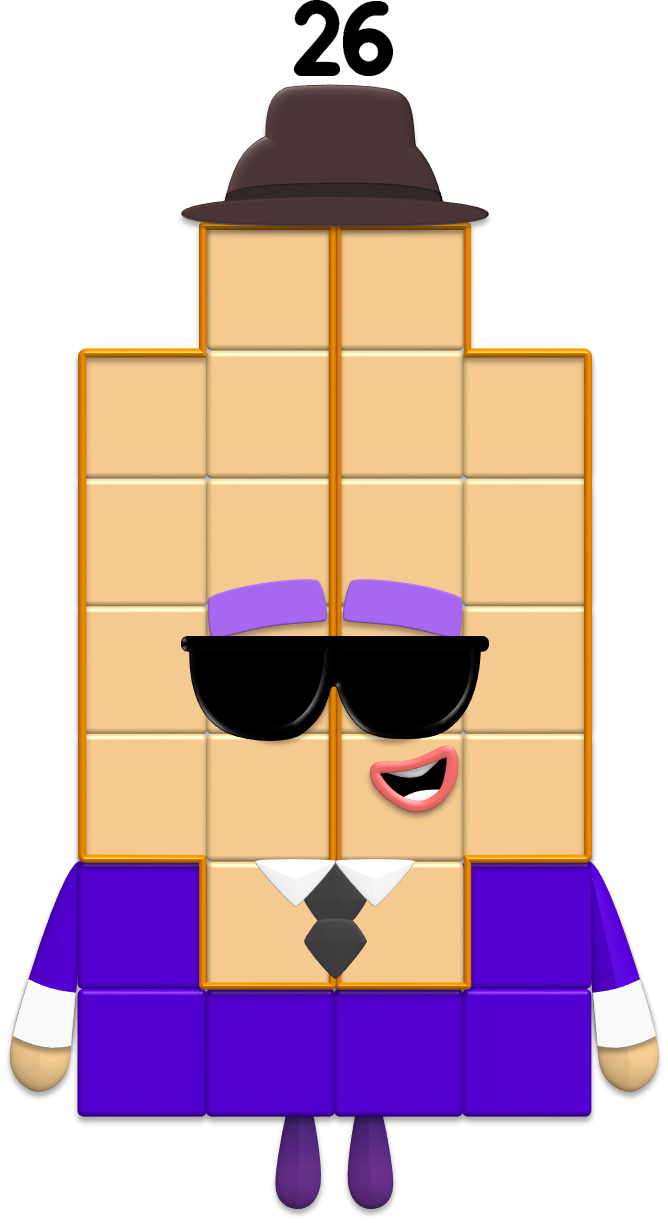 Number Blocks Rigs 26 Numberblock Twenty-Six (with my updated rigs) by BluShneki522 on DeviantArt