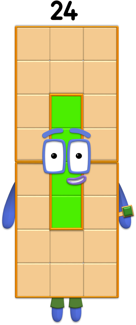 Numberblock Twenty-Four (with my updated rigs) by BluShneki522 on ...