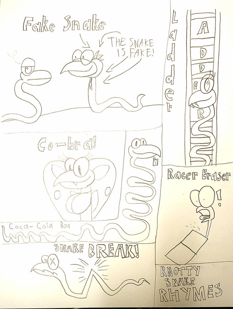 Red Snake Rhyme Knotty Snake Rhyme Puns by BluShneki522 on DeviantArt