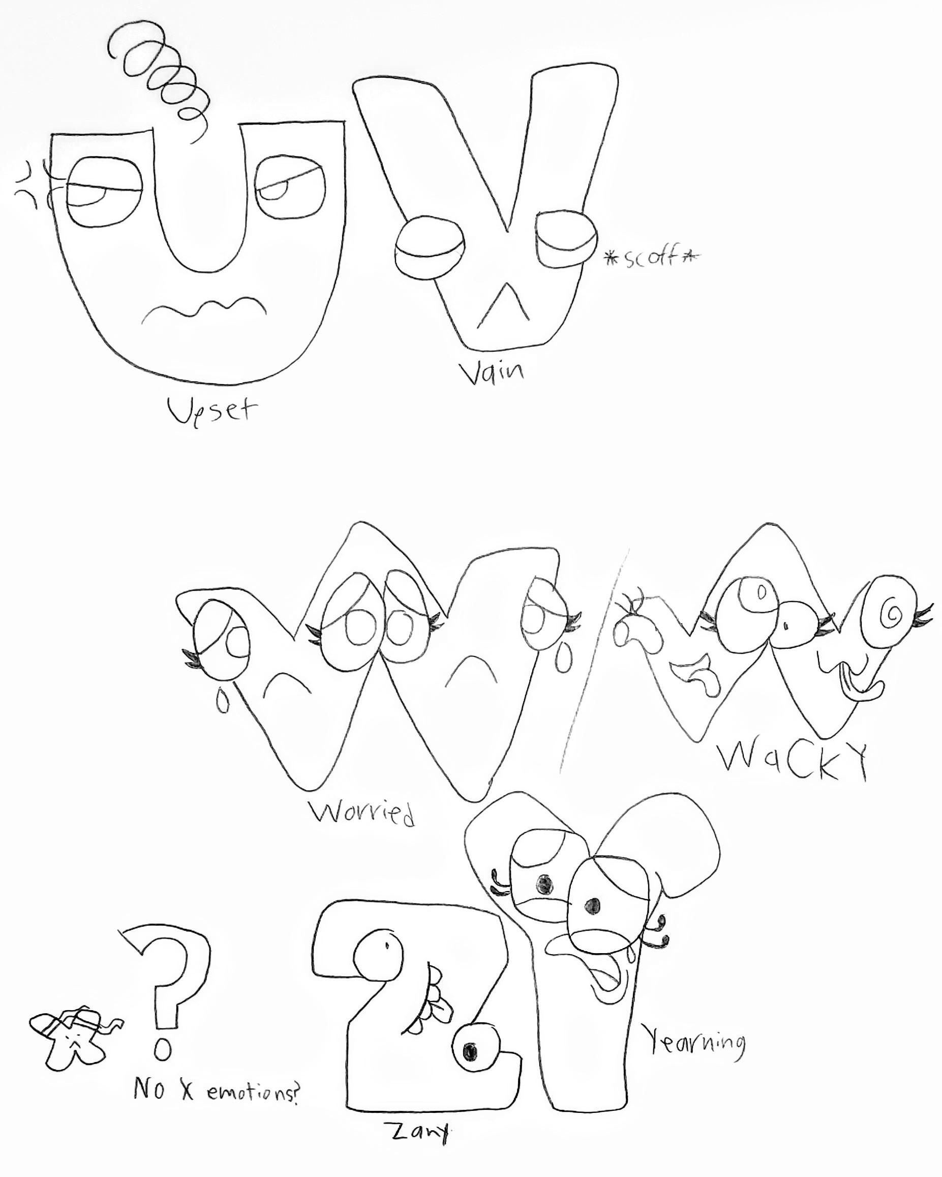 Y reacts to Russian Alphabet Lore Characters by BluShneki522 on DeviantArt