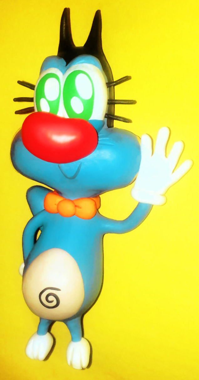 Oggy's Cute Face Clay Model by BluShneki522 on DeviantArt Oggy's Cute Face Clay Model by BluShneki522 on DeviantArt