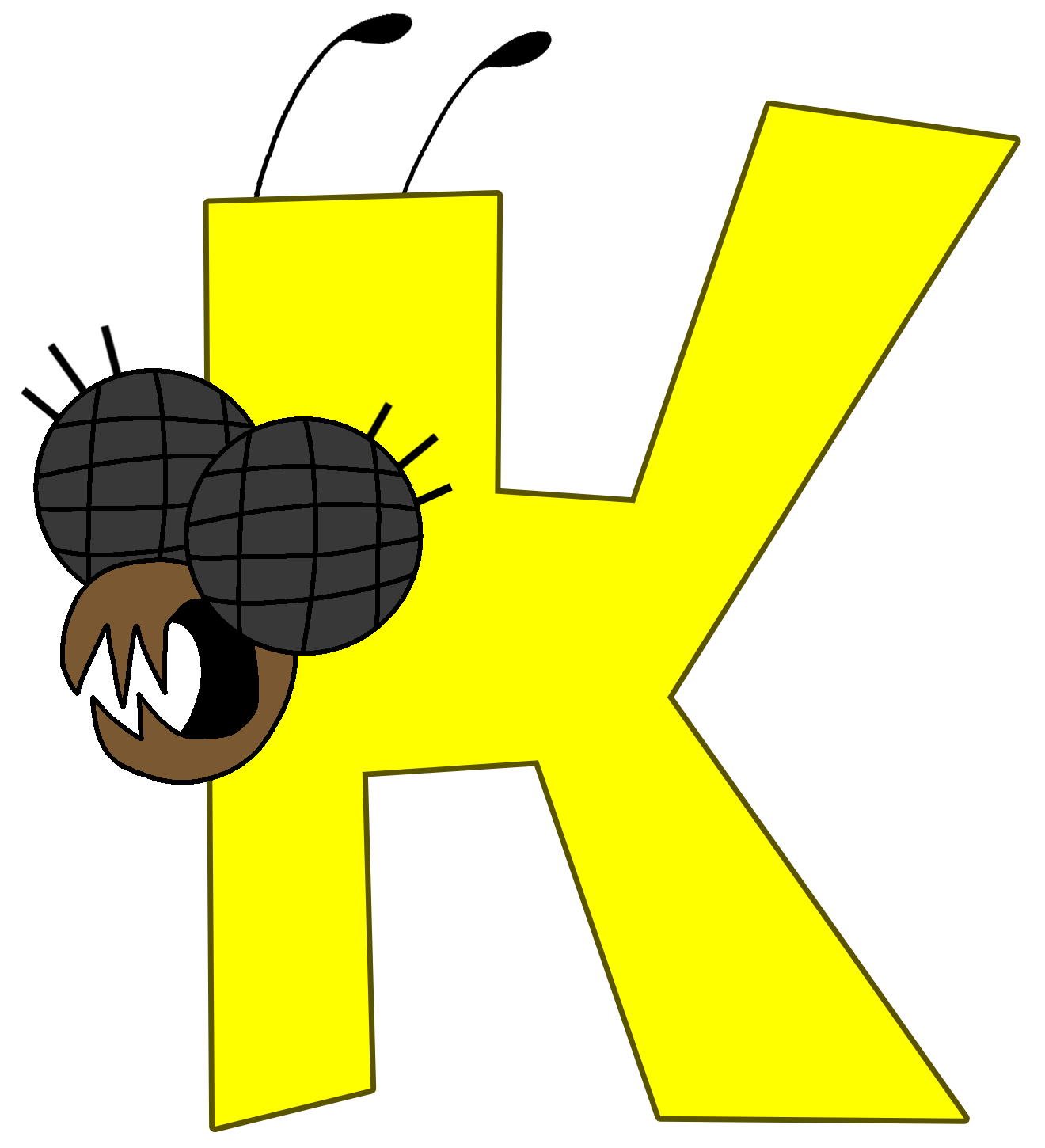 Alphabet Lore X in SpongeBob style by BluShneki522 on DeviantArt