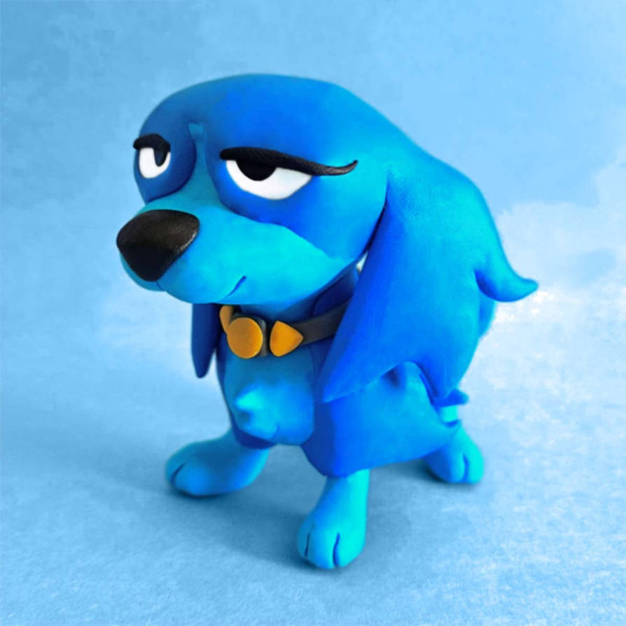 Ruff Ruff Blue My Ruff Ruff Blue Clay Fanart! by BluShneki522 on DeviantArt