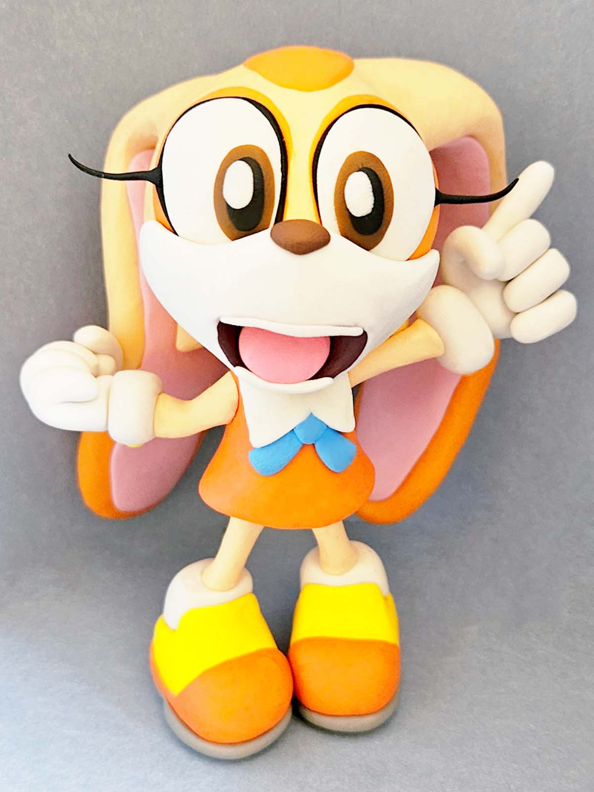 Cream The Rabbit Custom Model Cream the Rabbit (Plasticine Figurine) by BluShneki522 on DeviantArt