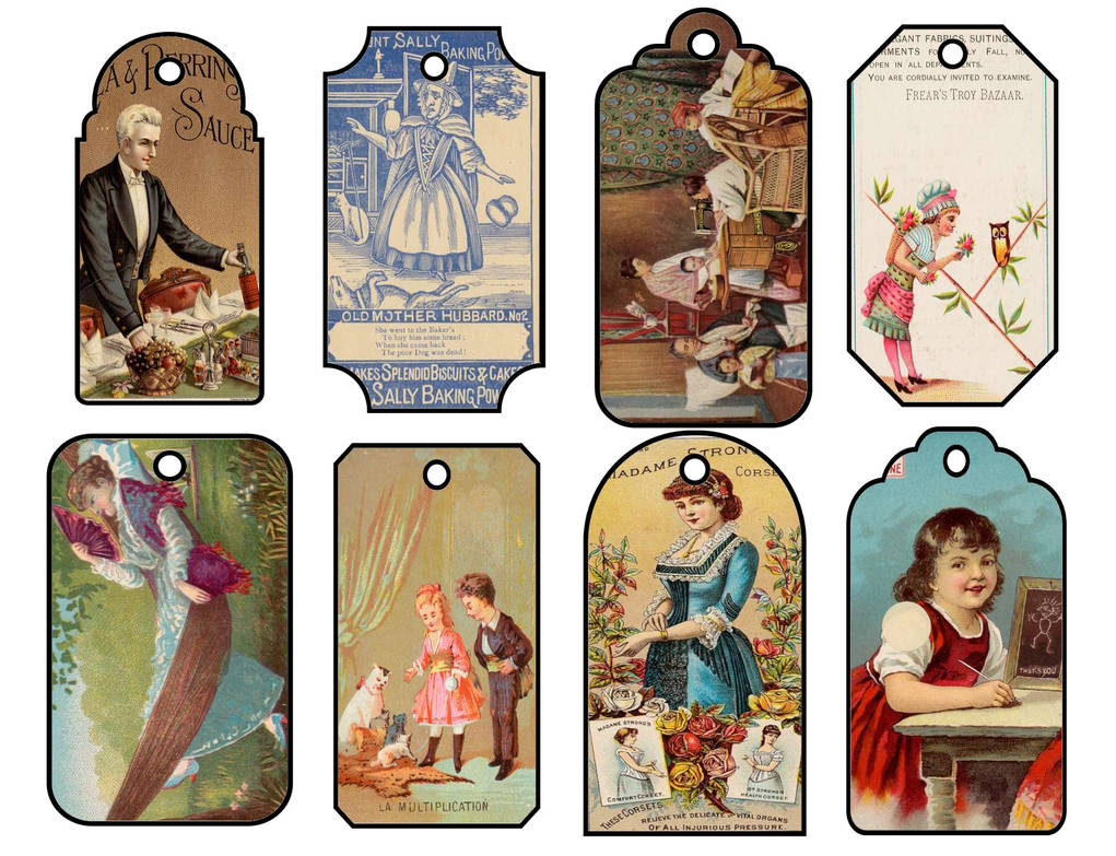 Vintage Advertising Tags by Eclecticmarty on DeviantArt