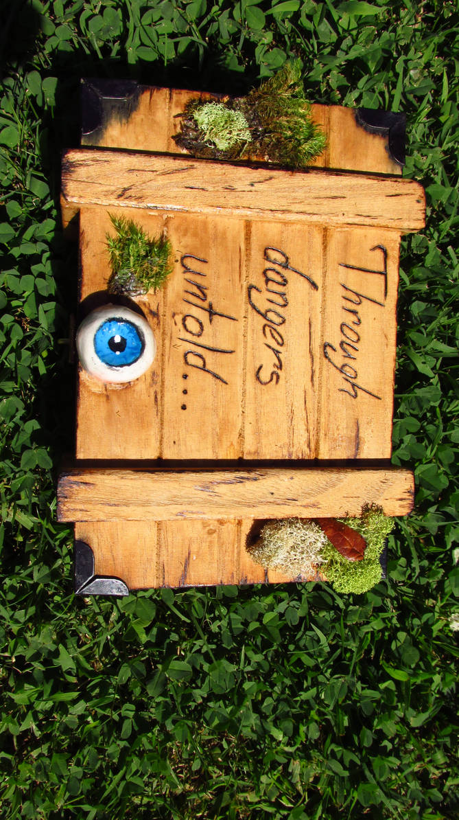 Labyrinth pyrography treasure chest by ikilledjoffery on DeviantArt