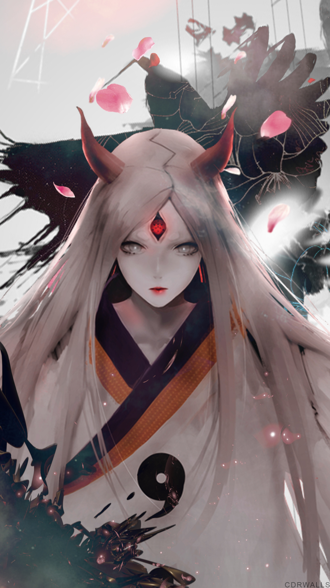Kaguya phone wallpaper by cdrwalls on DeviantArt Kaguya phone wallpaper by cdrwalls on DeviantArt
