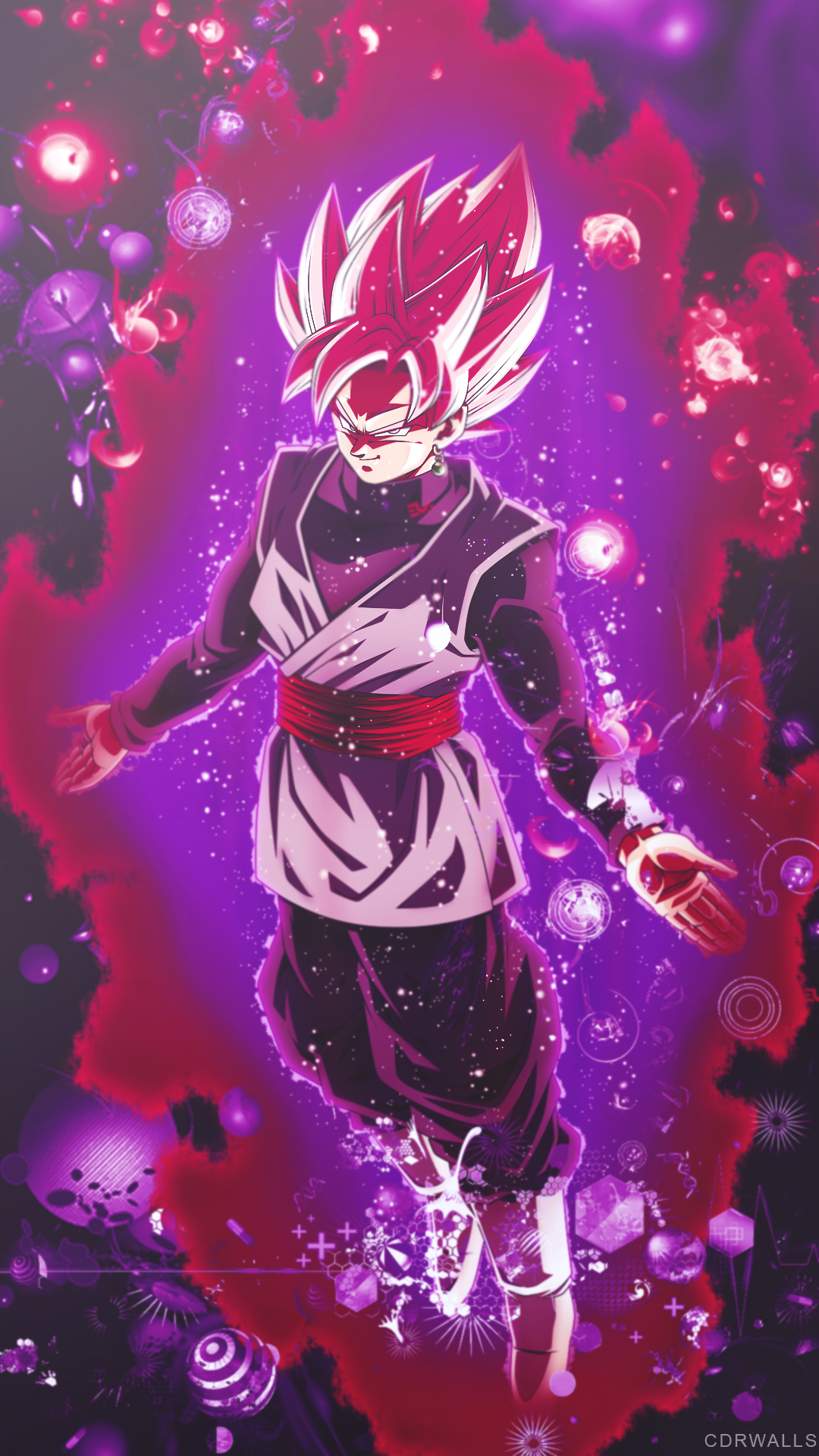 Black Goku phone wallpaper by cdrwalls on DeviantArt