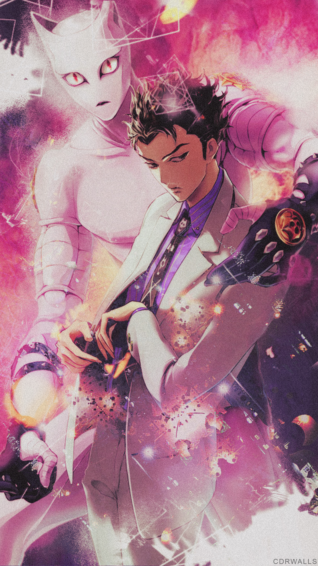 Kira And Killer Queen Phone Wallpaper By Cdrwalls On Deviantart