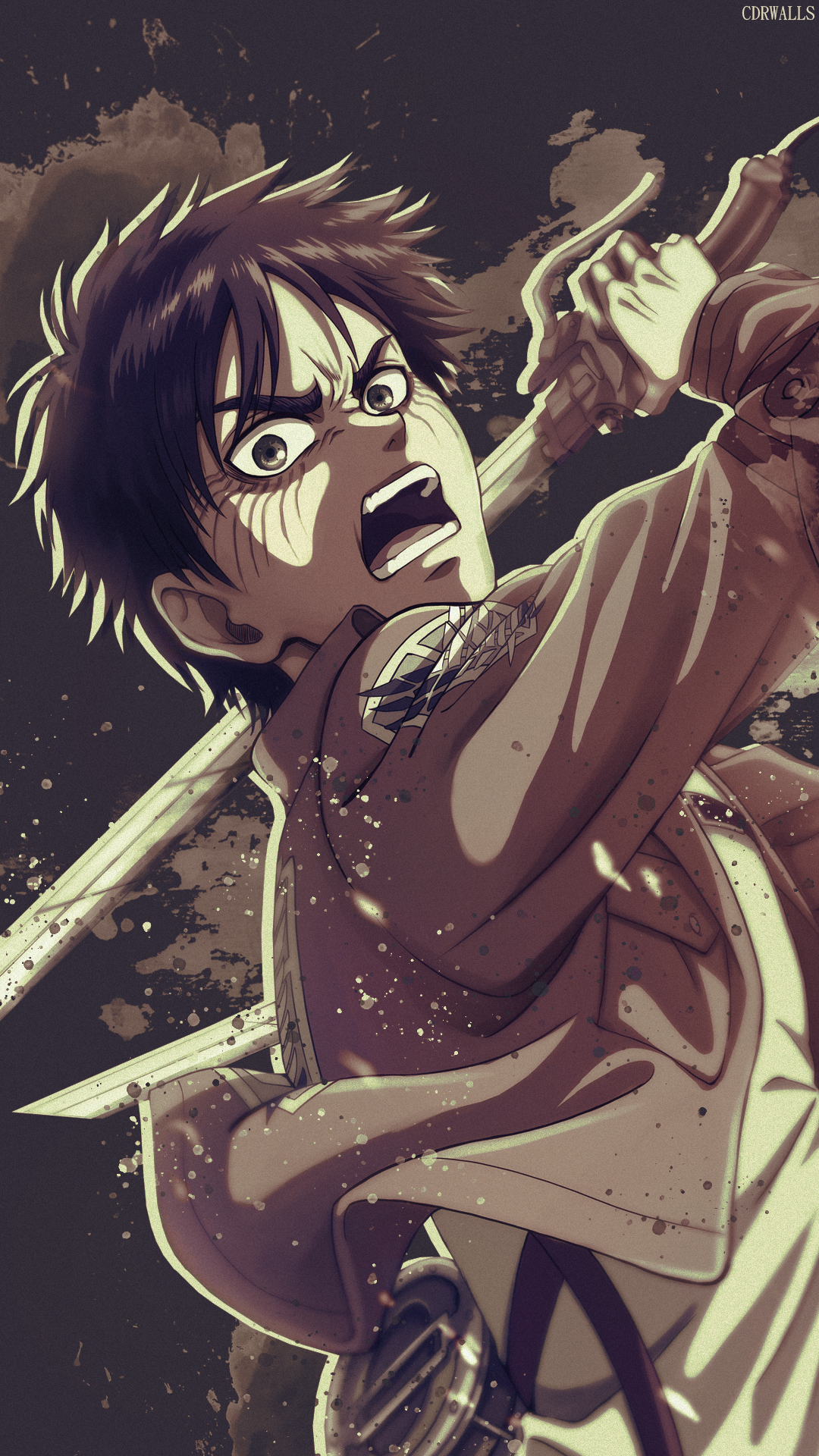 Shingeki no kyojin, end, eren, HD phone wallpaper