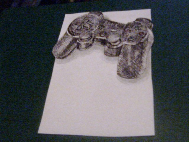 PS3 controller 3D