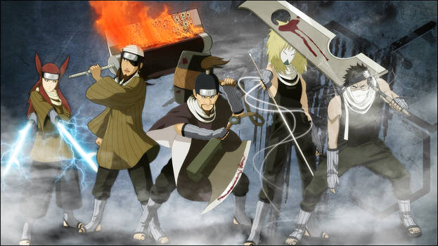 Seven Ninja Swordsmen Wallpaper Naruto Shippuden