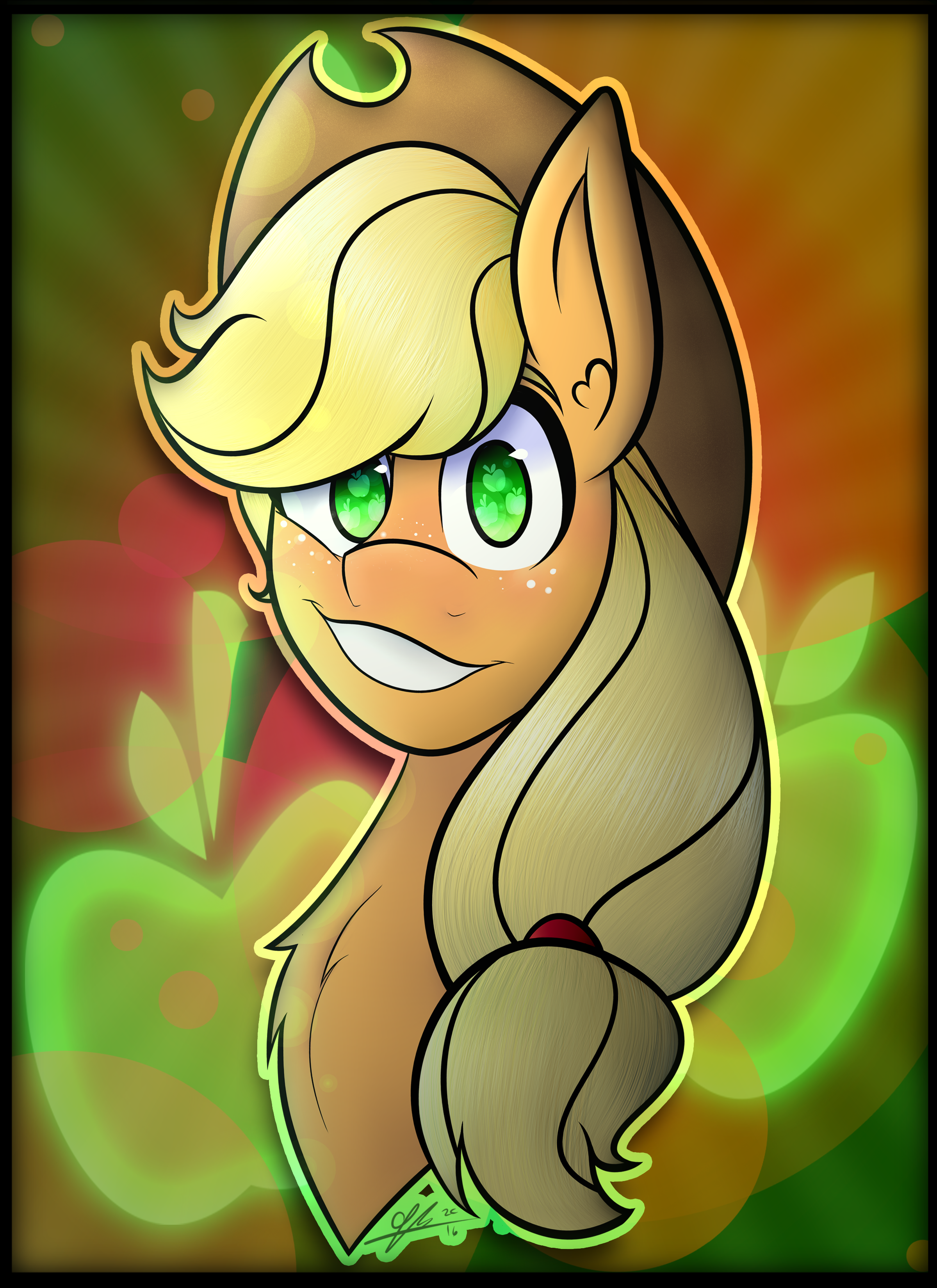 MLP Bust Prints - Applejack