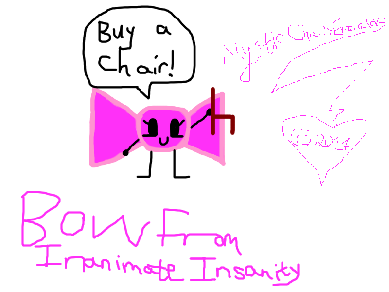 Bow from Inanimate Insanity by MysticChaosEmeralds on DeviantArt