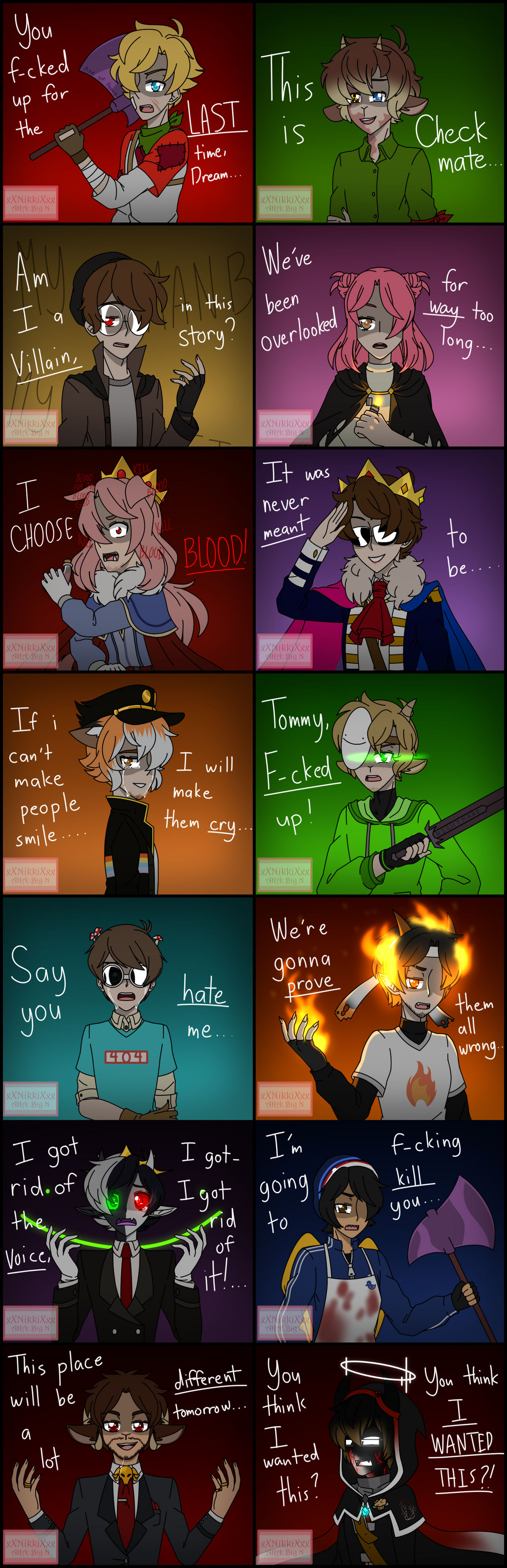 Dev Mcyt DSMP/MCYT || Scary Quotes by xXNoemiteaXx on DeviantArt