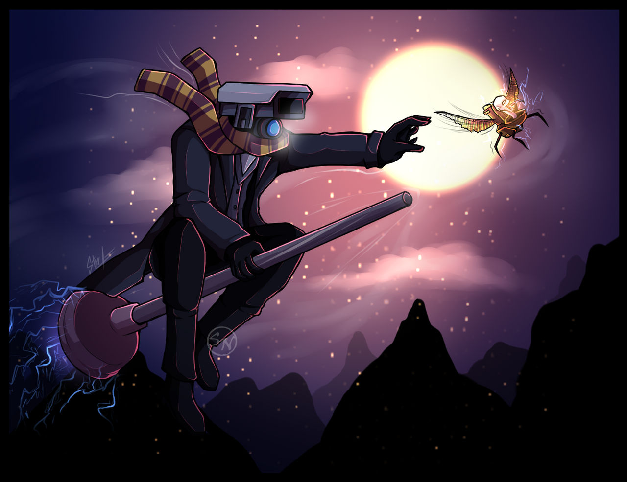 Plungerman Catches The Golden Parasite Snitch By Starlight Night007 On plungerman-catches-the-golden-parasite-snitch-by-starlight-night007-on