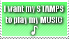 Musical Stamps