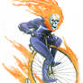 Ghost Rider's Other Bike Is In The Shop