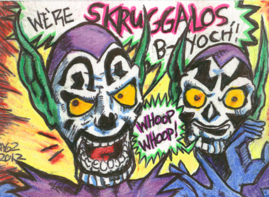 Skruggalos sketchcard