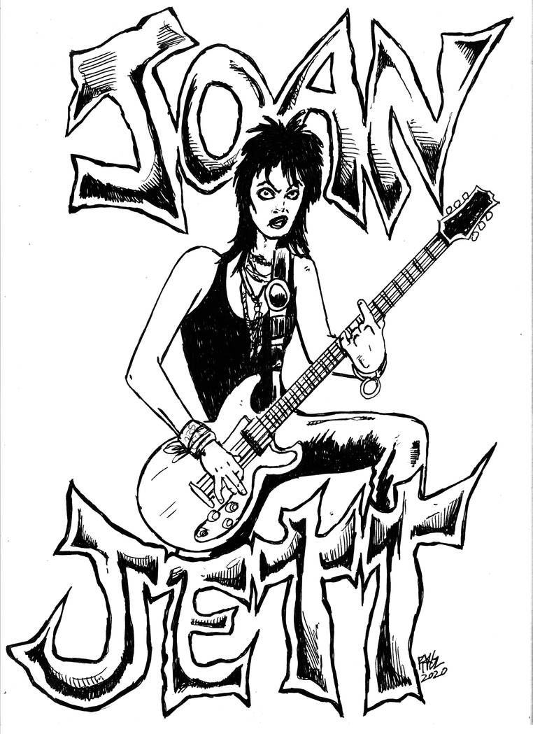 Joan Jett by ragzdandelion on DeviantArt