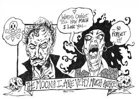 The Moon and I are Very Much Awake