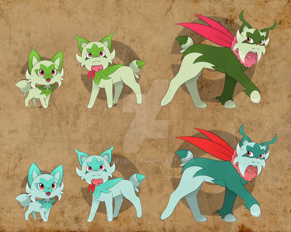 Sprigatito Evolution Line Theory by FujeeB13 on DeviantArt