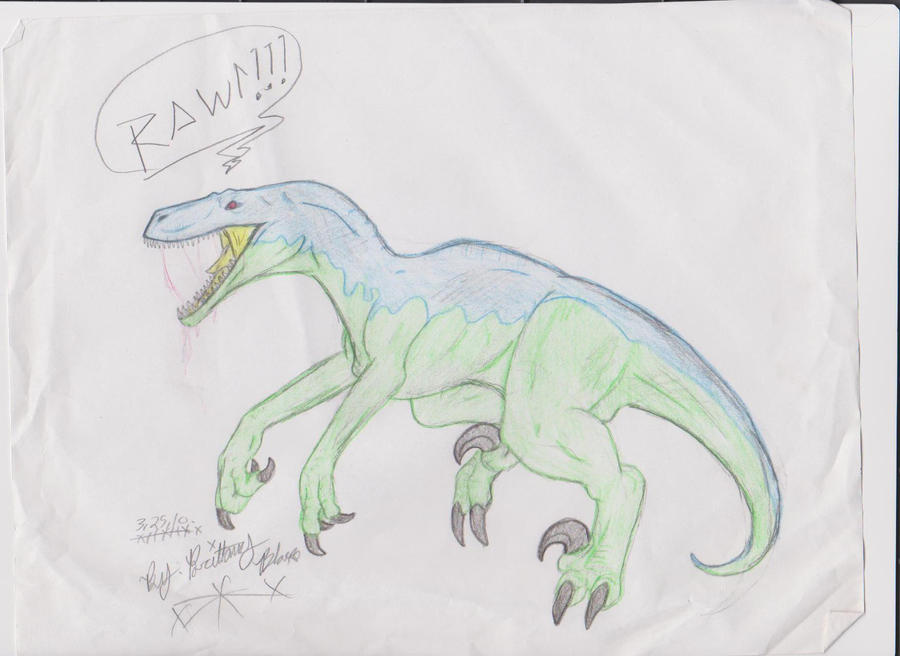 Toony Raptor Toby Raptor by EchoTheHellFire on DeviantArt