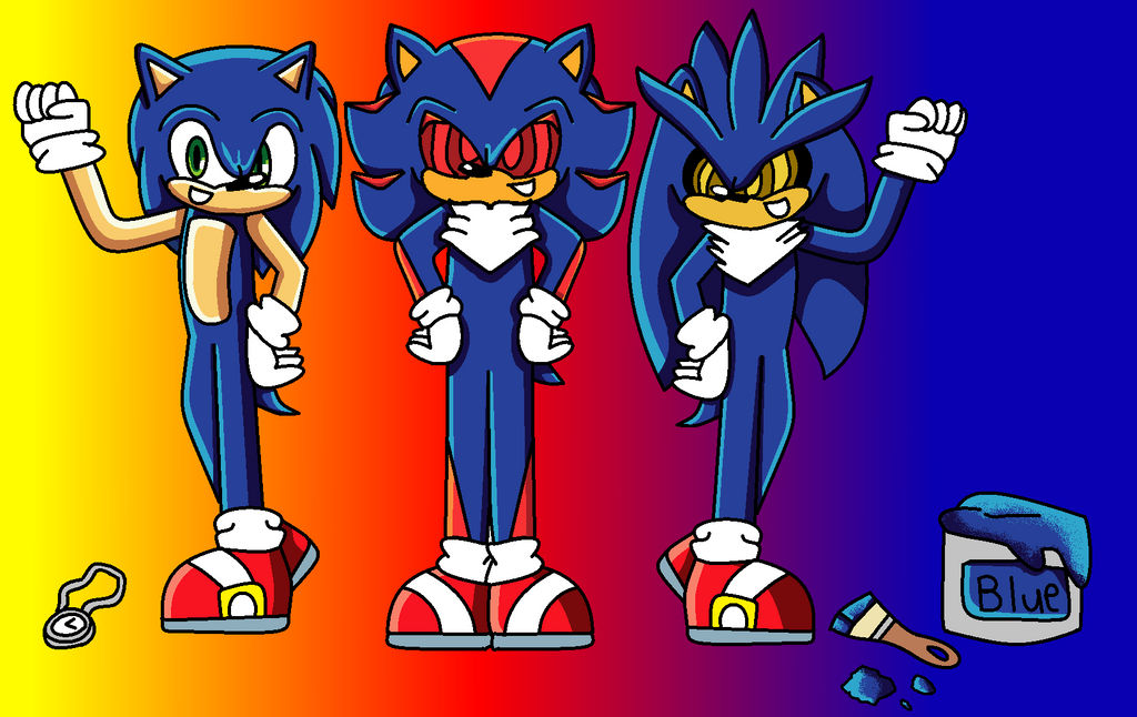 Sonic, Shadow, and Silver ^^ by XxAngelinaHedgehogxX on DeviantArt