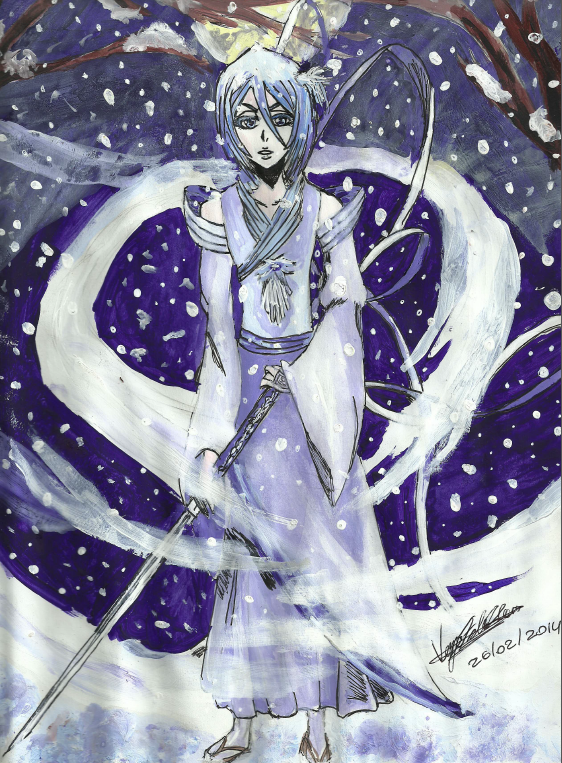 Bankai Rukai Rukia Kuchiki Bankai, Manga chapter 570 by virgifabiasheen on DeviantArt