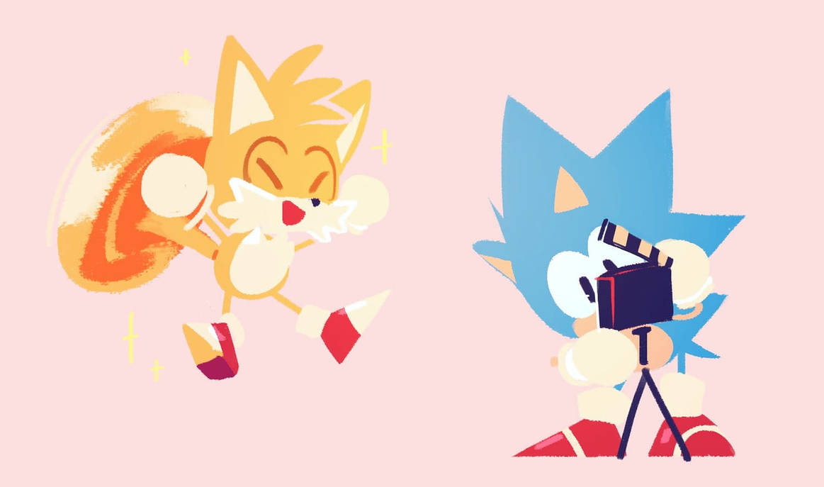 SONIC and TAILS - ANIMATED (link down below) by Lallelol on DeviantArt