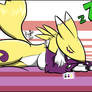 Renamon is Sleeping