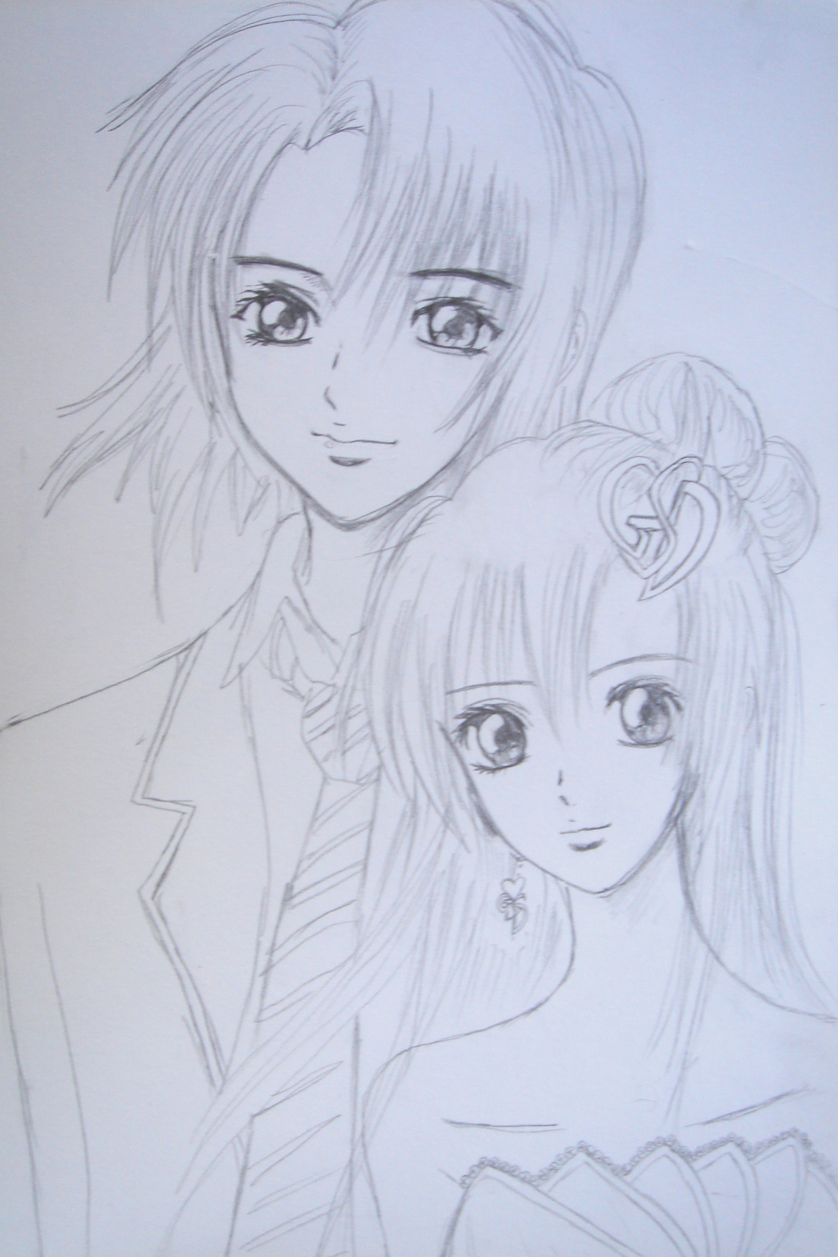 Athrun and a girl