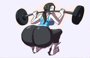 Wii Fit Trainer's Big Butt