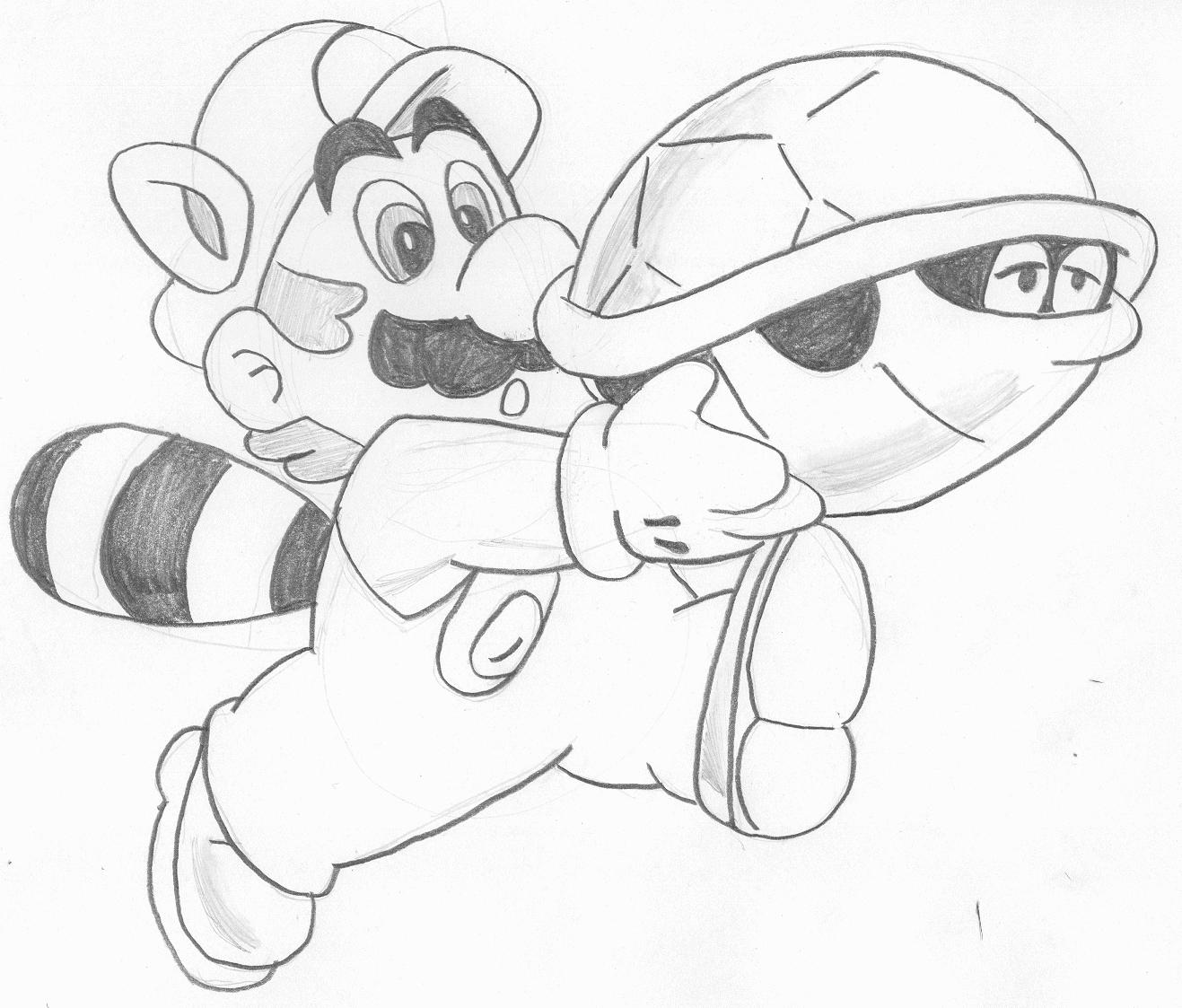 mario with shell by notoriousbig on DeviantArt