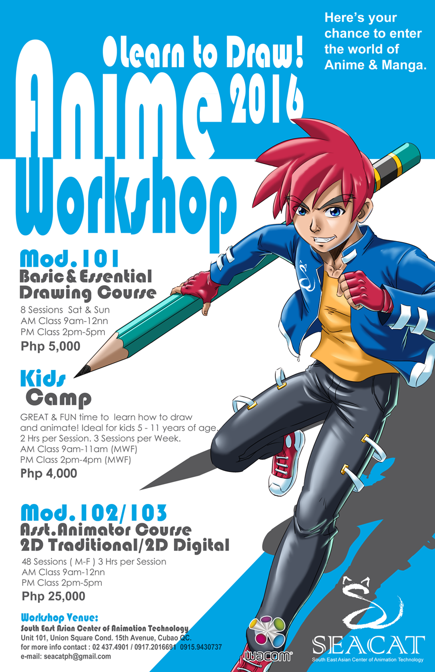 Final Anime Workshop Poster Design Work by brianb3x on DeviantArt