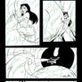 Wonderwoman Batman Page 3 Final Pencils and inks