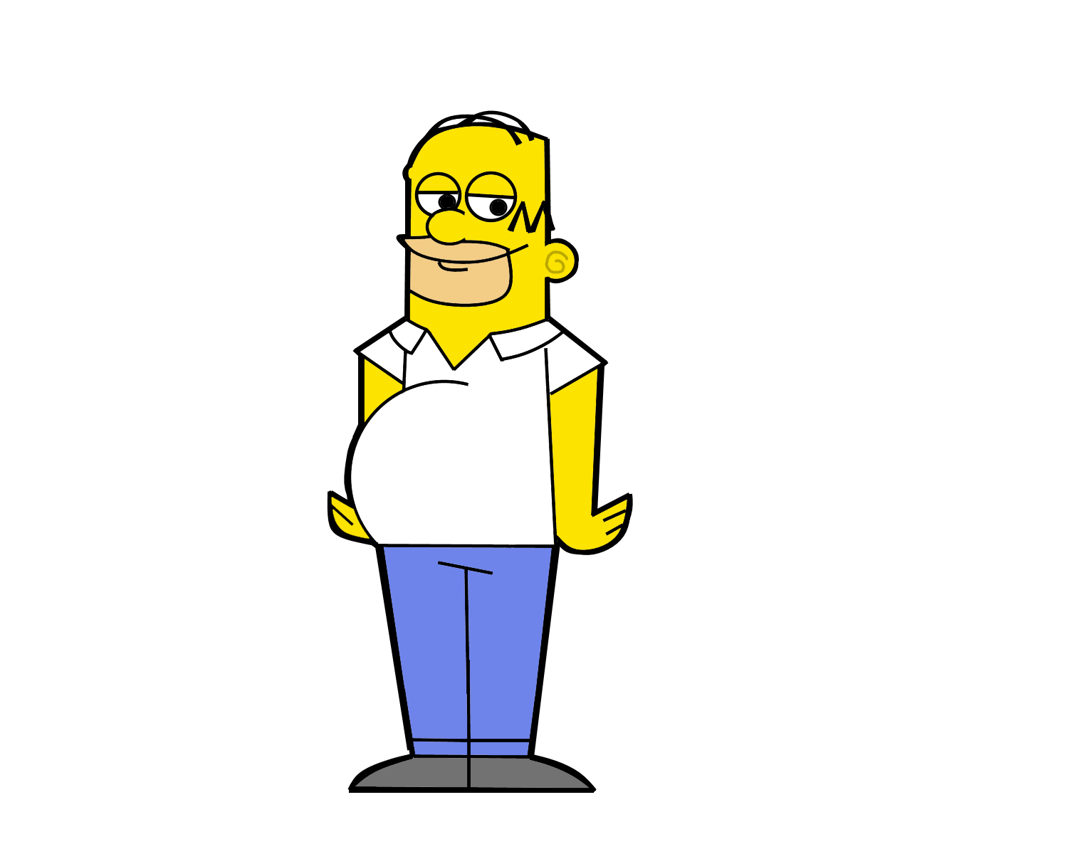 Homer Simpson The Fairly Odd Parents Style By Woutwvg On Deviantart Homer Simpson The Fairly Odd Parents Style By Woutwvg On Deviantart