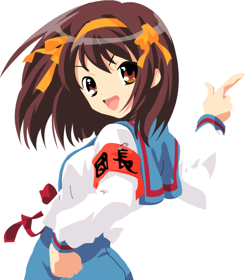 Harhi Haruhi Suzumiya Vector by julXart on DeviantArt