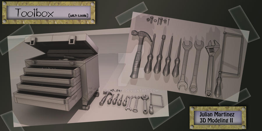 Tools Box Modeling Toolbox 3D model by julXart on DeviantArt