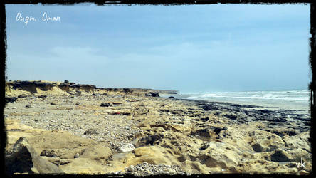 Where the water meets the sand. Duqm, Oman