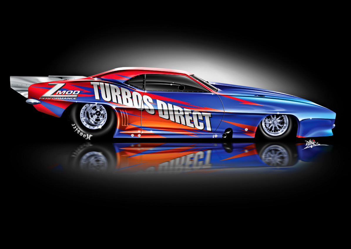 Turbos Direct Drag Car