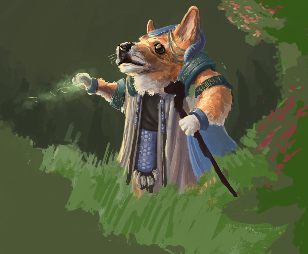 WIP Corgi shaman